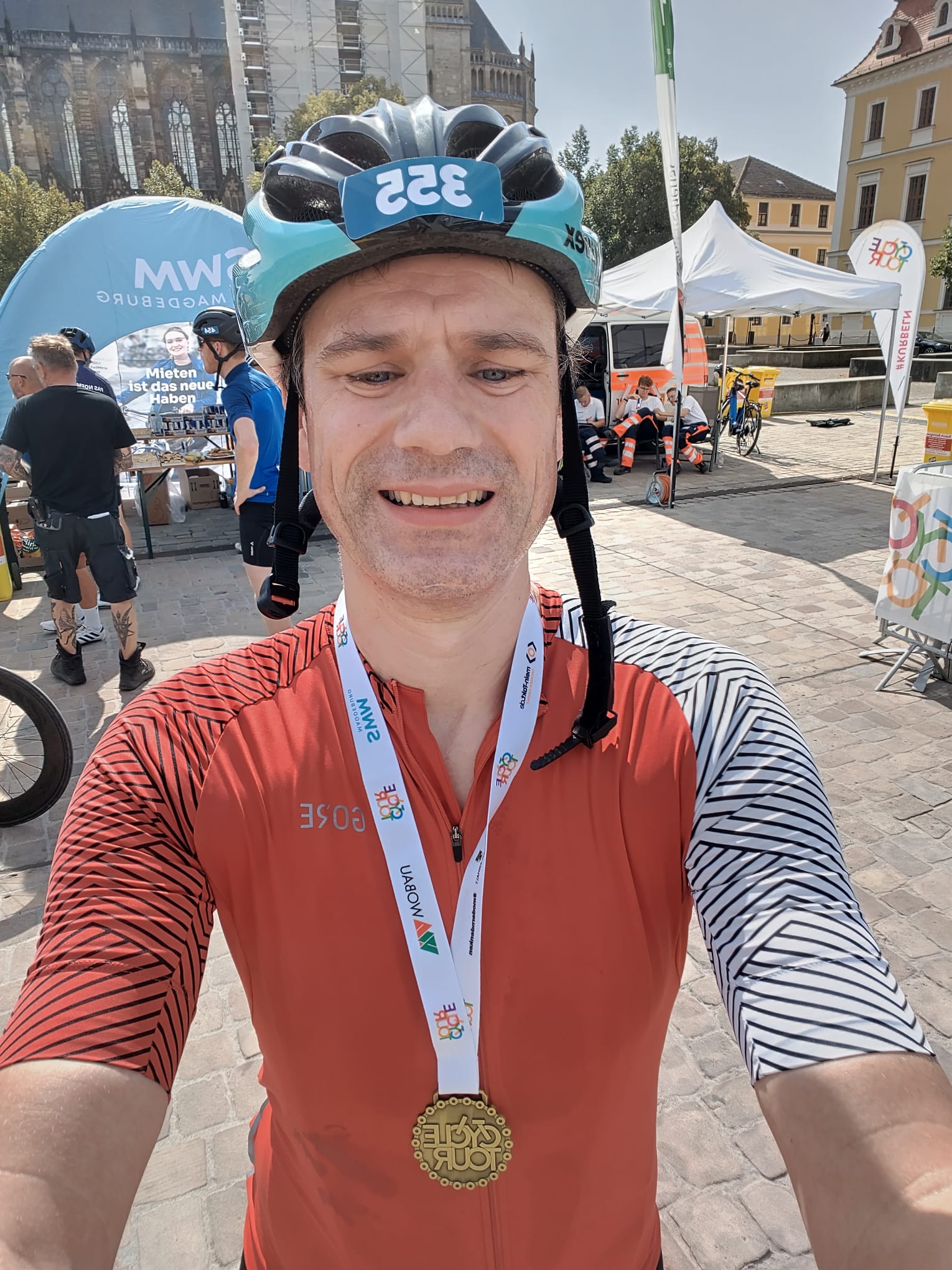 Cycle Tour Finish